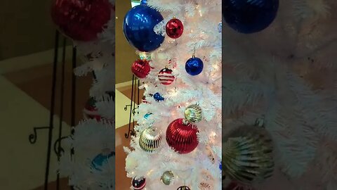 Christmas tree at the VA hospital in Lake Nona Orlando, Florida