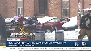 27 families displaced after three alarm fire at apartment complex in Windsor Mill