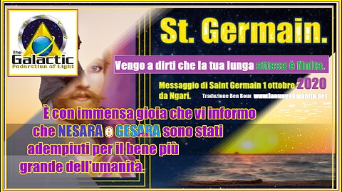 St. Germain. Vengo a dirti che la tua lunga attesa è finita.