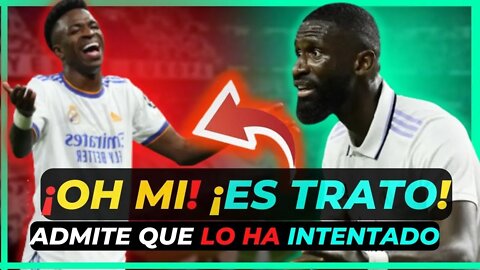 ¡BOMBA! MIRA LO QUE HIZO RUDIGER CON VINI JR - REAL MADRID ACTUALIDAD