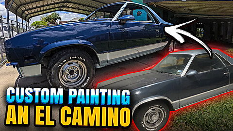 CUSTOM PAINTING A 1986 EL CAMINO FROM START TO FINISH