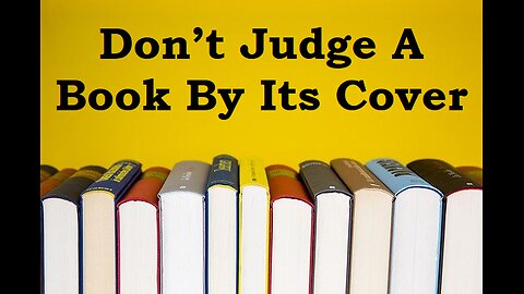 DONT JUDGE A BOOK BY IT COVER --RAUF & FAIK