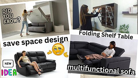 Furniture save space design at another level - Space Saving Furniture Ideas Ep:03