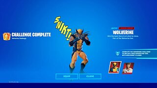 WOLVERINE SKIN *UNLOCKED* in FORTNITE!