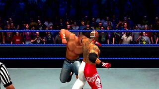 WWE SmackDown vs. Raw 2011 Gameplay John Cena vs Rey Mysterio