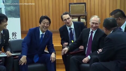 ロシアのテレビで放送された安倍元総理のインタビュー (日本語→ロシア語→英語字幕→日本語字幕)
