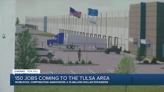 Whirlpool Corporation announces $15M expansion, 150 jobs coming to Tulsa area