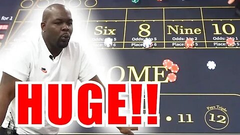 🔥GOING FOR RICH!!🔥 30 Roll Craps Challenge - WIN BIG or BUST #299