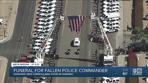 Phoenix PD Commander Greg Carnicle honored after line of duty death