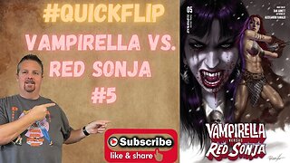 Vampirella vs. Red Sonja #5 Dynamite #QuickFlip Comic Book Review Abnett,Ranaldi,Parrillo #shorts