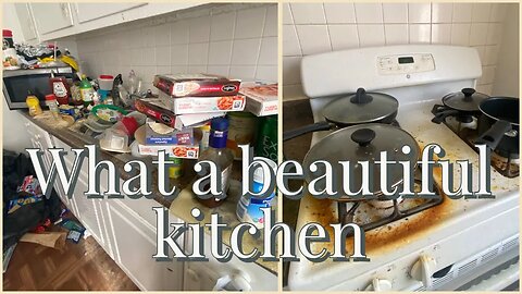 GREASY KITCHEN CLEANING FOR FREE! WATCH ME! 😍😍#cleaning #cleanwithme #clean #fast