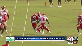 Rookie WR Mecole Hardman impresses Mahomes early at camp