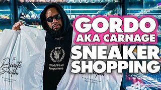 EDM SUPERSTAR GORDO (AKA CARNAGE) UNPLUGGED: SNEAKER SHOPPING AT PRIVATE SELECTION