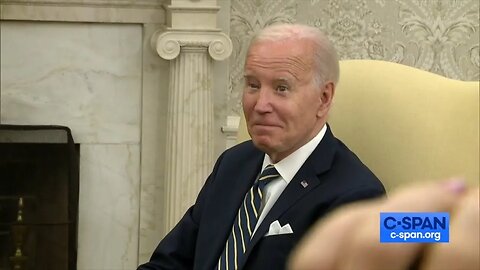 Watch Biden Bizarrely Stare at Reporters SHOUTING Questions at Him