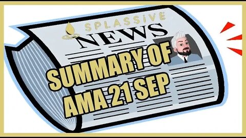 SUMMARY OF THE SPLASSIVE AMA HELD ON THE 21TH SEPTEMBER 2022