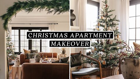 CHRISTMAS APARTMENT MAKEOVER 🎄 Decorate With Me + DIY Holiday Decor Ideas!