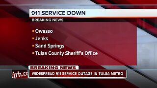 911 outage reported across Tulsa metro