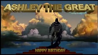 Happy birthday Ashley! Batman Style!