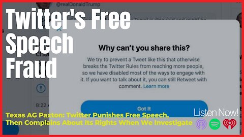 Twitter's Free Speech Fraud