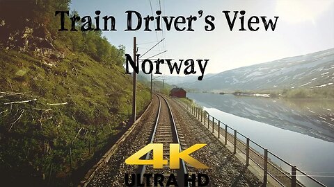 TRAIN DRIVER'S VIEW: From Voss to Flåm with summer Love in 4K UltraHD