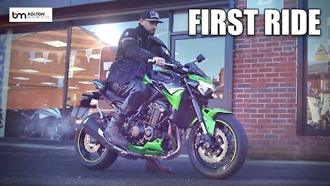 KAWASAKI Z900 | Sound Check & First Ride