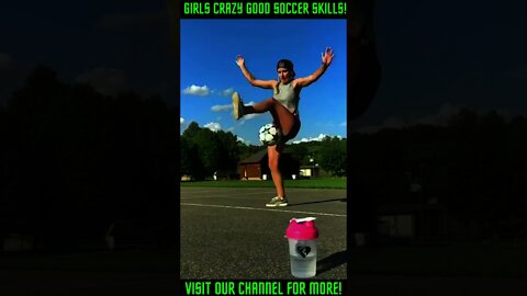 Girls Crazy Soccer Skills #Shorts #viral #SoccerSkillsMix