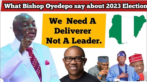 Bishop Oyedepo speak up At Shiloh2022 -We Need Deliverer Not A Leader in 2023 Presidential Election