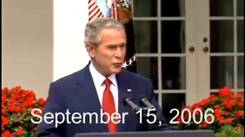 George W. Bush Admits Explosives Used In 9/11