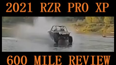 2021 RZR Pro XP 600 Mile Review