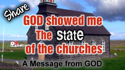 GOD showed me state of the churches; I saw JESUS in the clouds and HE said...🔺 #share #jesus #faith