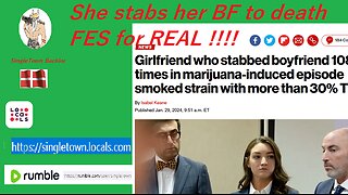 She stabbed him 108 times, and she still didn´t go to prison ?