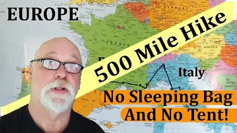 500 Mile Hike with no Tent and no Sleeping Bag | Walk and Contemplate