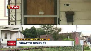 'People are scared': Squatters living in an abandoned CLE house are creating problems for residents