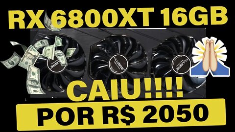 🔥💣 DESABOU!!! 👉 RX 6800XT 16GB KLLSRE POR R$ 2050 😱 CORRE, POUCAS UNIDADES 👊