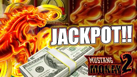 🐴 Mustang Money Bonus Retrigger Jackpot 🔥 High Limit Ainsworth Slot Wins!