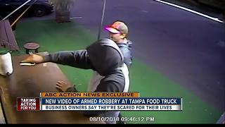 VIDEO: Puerto Rican food truck targeted by two men during armed robbery