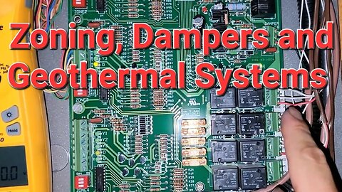 Zoning System Damper Troubleshooting #zoning #dampers #geothermal