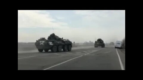 Ukraine War - Russian tanks storm border