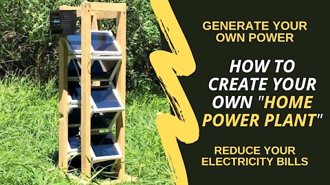 Reduce Your Electricity Bills | solar power diy | Backyard Revolution | 3d solar panels