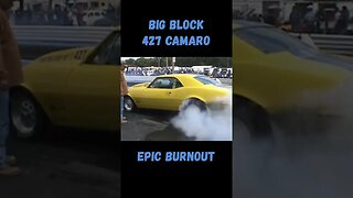 Full Send 427 Camaro Epic Burnout! #shorts