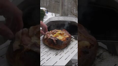 My Breakfast Pizza Caught on Fire!