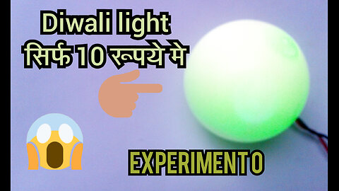 How to make diwali light bulb