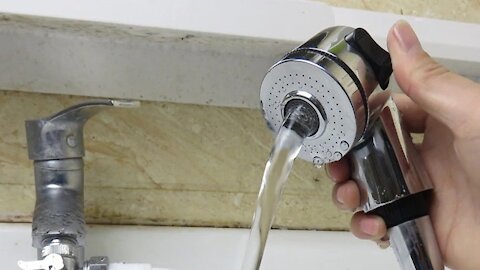 Water Faucet Shower Head External Stretching Tap Switch