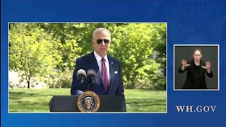 Biden Admits He Wore His Mask Outside For Theatrics