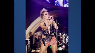 Miley Cyrus performs on 4th of July at Resorts World Las Vegas
