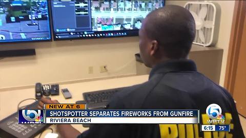 Riviera Beach Police: Shotspotter separates fireworks from gunfire