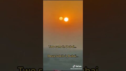 Two Suns Filmed in Dubai ~ Nibiru ~ Planet X Nine ~ New Earth Prophecy