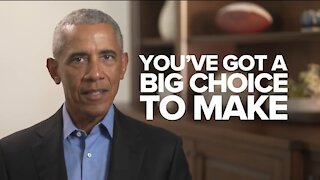 Obama Releases Newsom Ad: Republicans Want To Get Rid of Common Sense COVID Health Measures