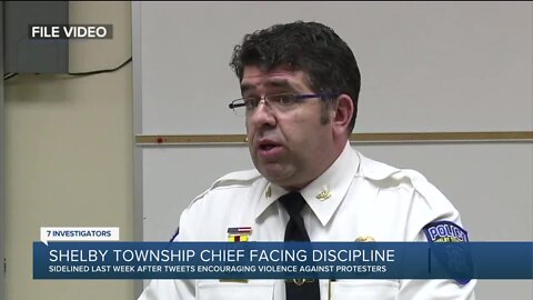 Shelby Twp. Chief facing discipline over Tweets that glorified police brutality
