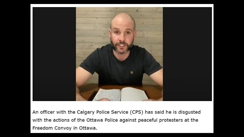 Calgary police officer condemns Ottawa police for stealing fuel, just another fed up Cop.